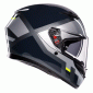 КАСКА AGV K3 SHADE GREY/YELLOW FLUO thumb