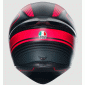 Каска за мотор AGV K1S ECE 22-06 WARMUP BLACK/PINK thumb