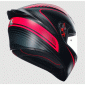 Каска за мотор AGV K1S ECE 22-06 WARMUP BLACK/PINK thumb