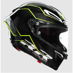 МОТО КАСКА AGV PISTA GP RR PERFORMANTE CARBON/YELLOW FLUO