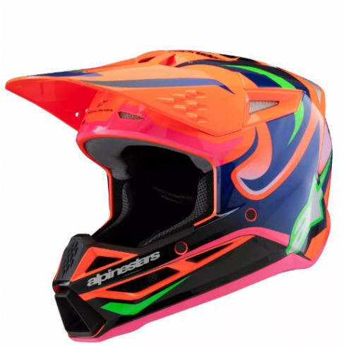 Детска мотокрос каска ALPINESTARS SM3 DEEGAN OR/PU Детска мотокрос каска ALPINESTARS SM3 DEEGAN OR/PU