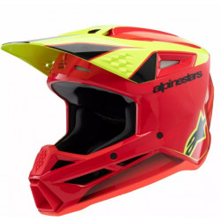 Детска мотокрос каска ALPINESTARS SM3 FRAY RD/YL/BK