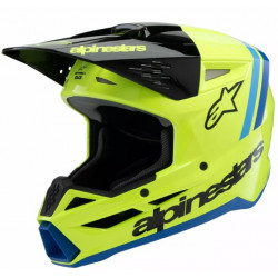 Детска мотокрос каска ALPINESTARS SM3 RADIUM YL/BK/B