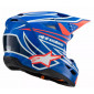 Детска мотокрос каска ALPINESTARS SM3 WURX BLUE/RED/WT/BK thumb