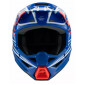Детска мотокрос каска ALPINESTARS SM3 WURX BLUE/RED/WT/BK thumb