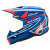 Детска мотокрос каска ALPINESTARS SM3 WURX BLUE/RED/WT/BK thumb