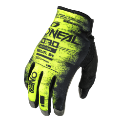 Мотокрос ръкавици O'NEAL MAYHEM SCARZ BLACK/NEON YELLOW DS V.25