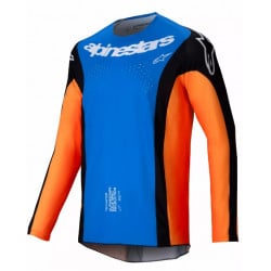 Мотокрос джърси Alpinestars TECHSTAR MELT ORANGE/BLUE