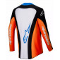 Мотокрос джърси Alpinestars TECHSTAR MELT ORANGE/BLUE thumb