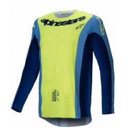 Мотокрос джърси Alpinestars TECHSTAR MELT YELLOW/BLUE