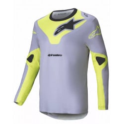 Мотокрос джърси Alpinestars RACER VEIL GRAY/YELLOW