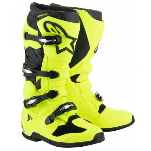 Мотокрос ботуши ALPINESTARS TECH 7 YELLOW FLUO BLACK C25 Мотокрос ботуши ALPINESTARS TECH 7 YELLOW FLUO BLACK C25