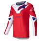 Мотокрос джърси Alpinestars RACER VEIL RED/WHITE thumb