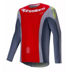 Мотокрос джърси Alpinestars TECHSTAR MELT RED/GRAY