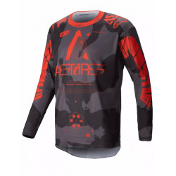 Мотокрос джърси Alpinestars RACER HOLLOW GY/CAMO/OR