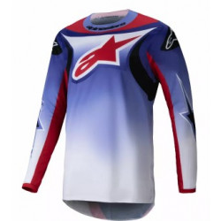 Мотокрос джърси Alpinestars FLUID WURX PURPLE/RED