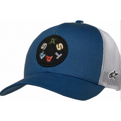 Шапка с козирка ALPINESTARS TRUCKER GAMBIT  BL/WHT