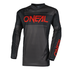 Детска мотокрос блуза O'NEAL ELEMENT RACEWEAR BLACK/GRAY/RED V.25