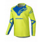 Детско мотокрос джърси ALPINESTARS YTH RACER VEIL YELLOW/BLUE thumb