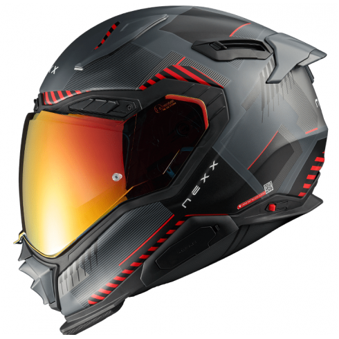 Каска NEXX X.WST3 FLUENCE GREY RED MATT Каска NEXX X.WST3 FLUENCE GREY RED MATT