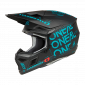 Мотокрос каска O'NEAL 3SERIES STATIC BLACK/TEAL V.25 thumb