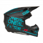 Мотокрос каска O'NEAL 3SERIES STATIC BLACK/TEAL V.25 thumb