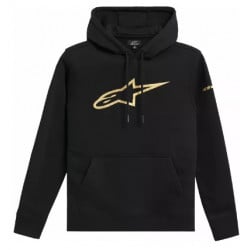 Мото суитшърт ALPINESTARS Gilded Pullover Hoodie BLK/GLD