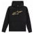 Мото суитшърт ALPINESTARS Gilded Pullover Hoodie BLK/GLD