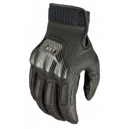 Кожени мото ръкавици ICON OVERLORD3 BK Кожени мото ръкавици ICON OVERLORD3 BK