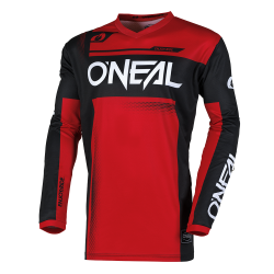 Мотокрос блуза O`NEAL ELEMENT RACEWEAR BLACK/RED V.25