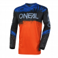 Мотокрос блуза O'NEAL ELEMENT SHOCKER BLACK/ORANGE V.25