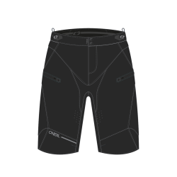 Вело шорти O'NEAL MUD WP BLACK V.25