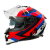 Каска O'NEAL CHALLENGER EXO BLACK/WHITE/RED/BLUE V.25 thumb