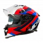 Каска O'NEAL CHALLENGER EXO BLACK/WHITE/RED/BLUE V.25 thumb