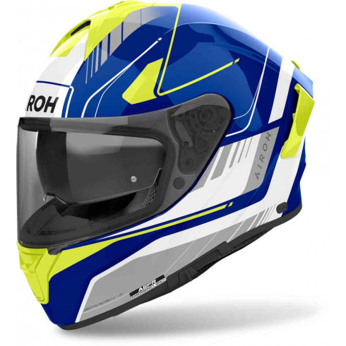 Каска AIROH SPARK 2 CHRONO BLUE YELLOW Каска AIROH SPARK 2 CHRONO BLUE YELLOW