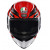 КАСКА AGV K1 S LION BLACK/RED/WHITE thumb