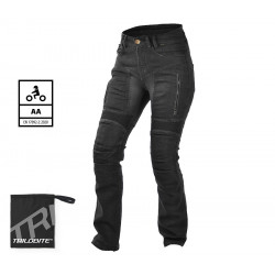 Дамски мото дънки TRILOBITE 661 PARADO REGULAR FIT LONG BLACK