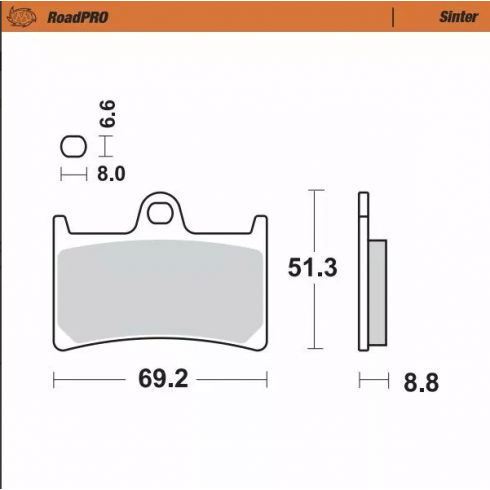 Спирачни накладки MOTO-MASTER BRAKE PAD SINTER FRONT YAMAHA YZF-R6 600 23 Спирачни накладки MOTO-MASTER BRAKE PAD SINTER FRONT YAMAHA YZF-R6 600 23