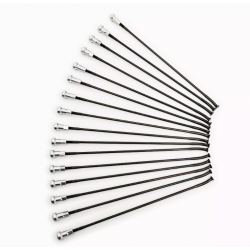Спици KITE SPOKES 19 FR BK/SI 16PC Silver