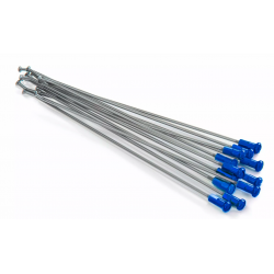 Спици KITE SPOKES 19 RR SI /BL NIP 12PC Silver/Blue Спици KITE SPOKES 19 RR SI /BL NIP 12PC Silver/Blue