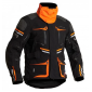 Текстилно мото яке Lindstrands Sunne Black/Orange thumb