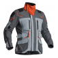 Текстилно мото яке Lindstrands Myrvik Light Grey/Black/Orange thumb