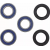Лагери за TALON главина MOOSE RACING BEARING WHEEL TALON HUB