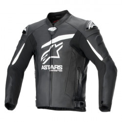 Кожено яке ALPINESTARS GP PLUS R V4 Airflow BLACK/WHITE