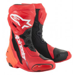 Ботуши ALPINESTARS SUPERTECH R VENTED Red/Fluo Ботуши ALPINESTARS SUPERTECH R VENTED Red/Fluo