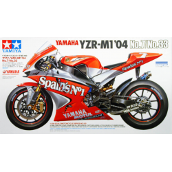 Сглобяем мотоциклет играчка Yamaha YZR M1'04 No7/No33