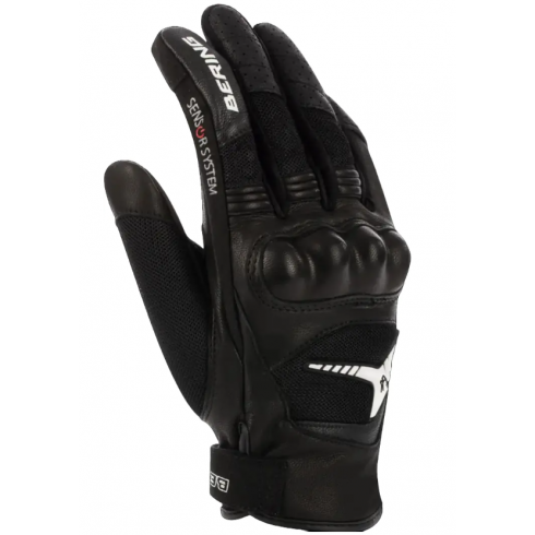 Дамски кожени ръкавици BERING KELLY BLACK/WHITE Дамски кожени ръкавици BERING KELLY BLACK/WHITE