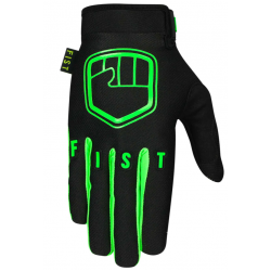 Детски мотокрос ръкавици FIST STOCKER FLURO GREEN