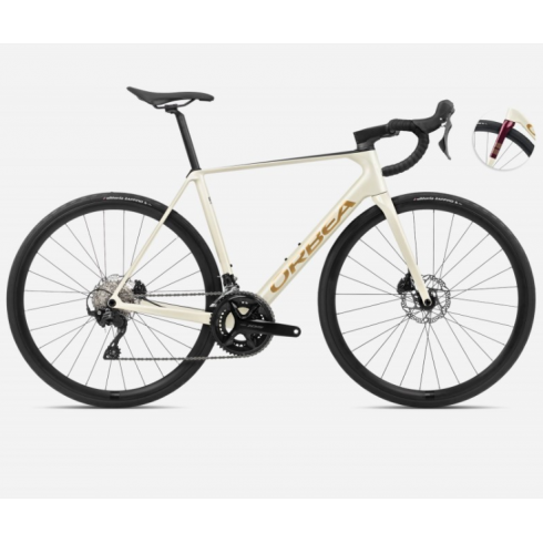 Велосипед ORBEA ORCA M30 53 Ivory White-Burgundy-Vulcano Велосипед ORBEA ORCA M30 53 Ivory White-Burgundy-Vulcano