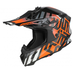 Мотокрос каска ACERBIS STEEL CARBON BLACK/ORANGE 2206 Мотокрос каска ACERBIS STEEL CARBON BLACK/ORANGE 2206